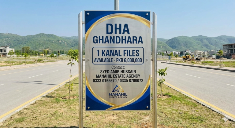 FUTURE INVESTMENT: 1 Kanal (50×90) Residential Plot Files in DHA Ghandhara – Secure Your Assets Today!