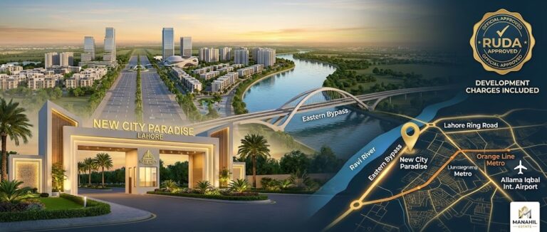 New City Paradise Lahore Officially Launched: RUDA Approved Project on Eastern Bypass