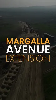 Margalla Avenue Extension Work in Progress at D-17 & D-18 Islamabad