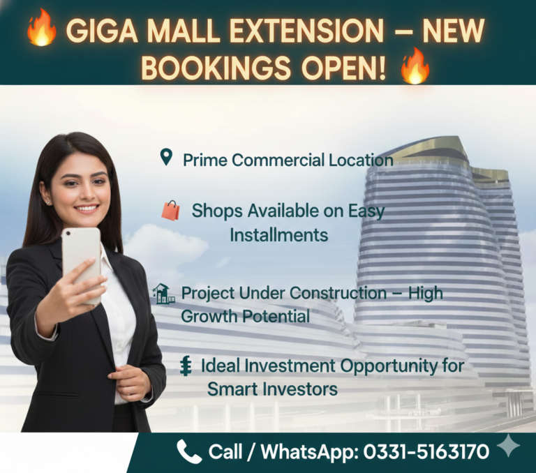🔥 GIGA MALL EXTENSION – NEW BOOKINGS OPEN! 🔥