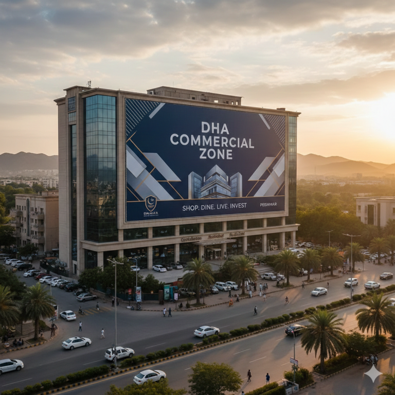 DHA Peshawar Commercial plot for urgent sale
