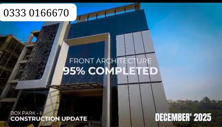 Box Park 2 Bahria Town Phase 7 – Possessionable Commercial Units on Installments