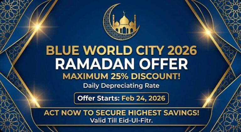 Blue World City (BWC) Launches 2026 Ramadan Discount Offer