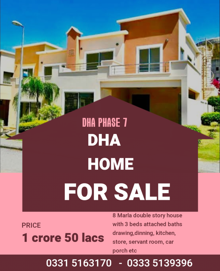 DHA Valley Phase 7 Islamabad 8 Marla Home