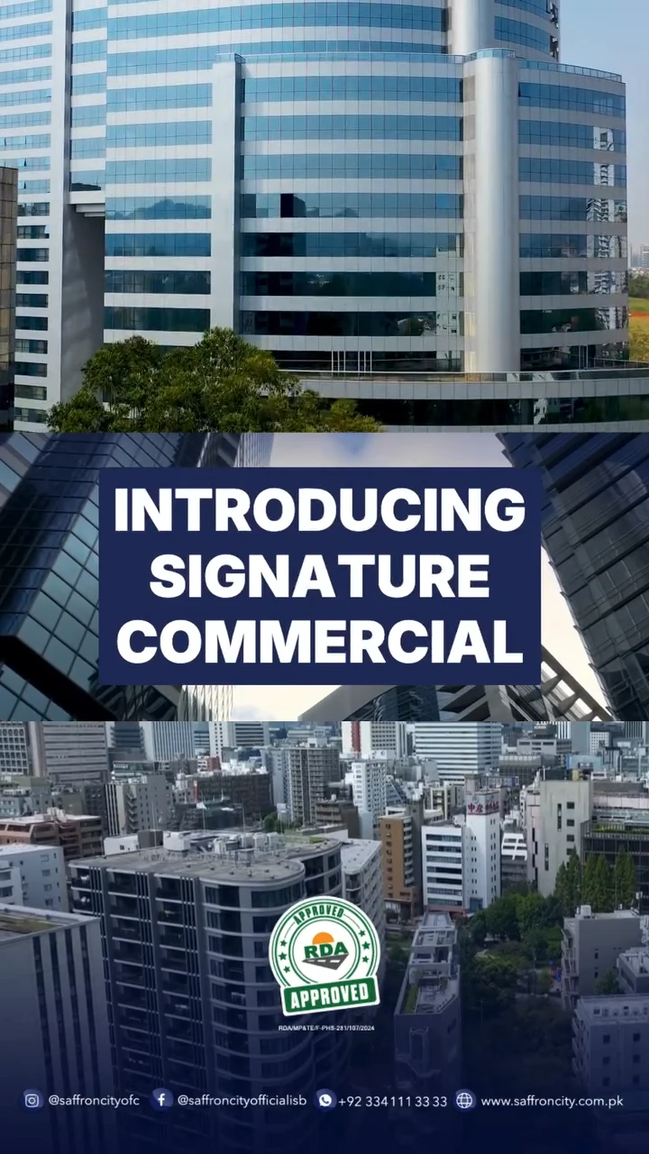 Saffron City Rawalpindi Introduces Signature Commercial Zone near Ring Road
