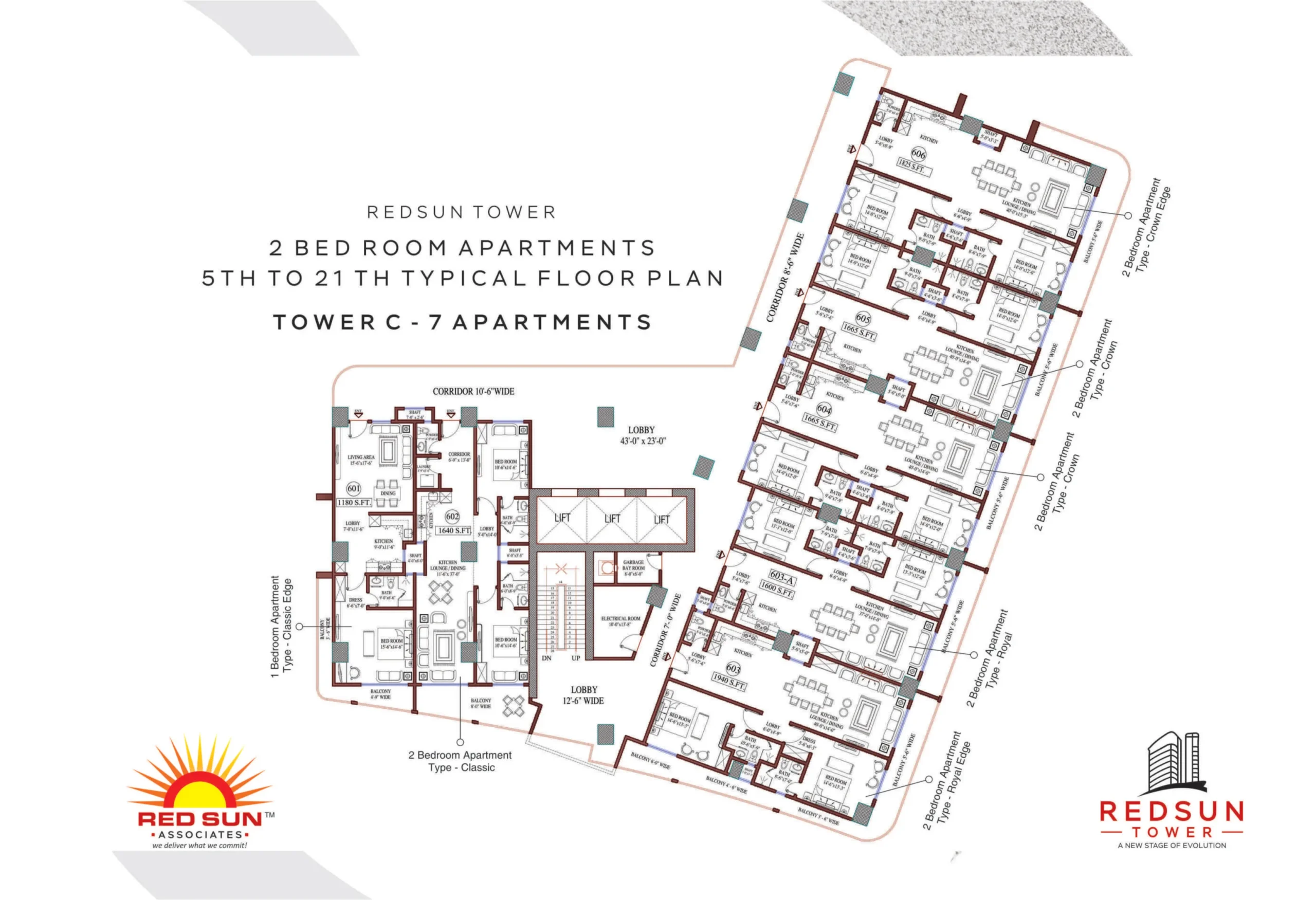 5th to 21st Floors Tower C