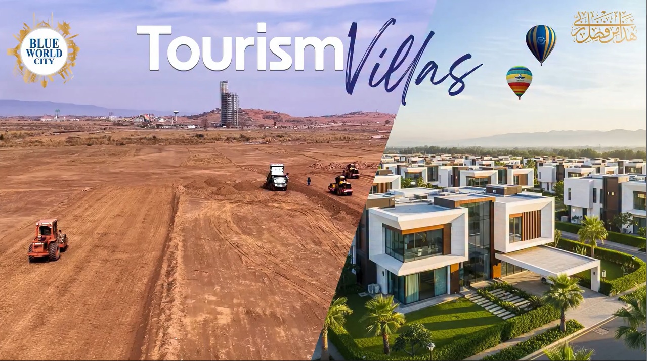 Tourism Villas Development Progress 2026 | Blue World City Islamabad
