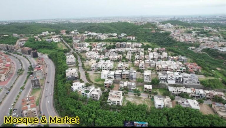 Corner With Extra Land: Defence Villas DHA Phase 1 Islamabad 1 Kanal Plot for Sale