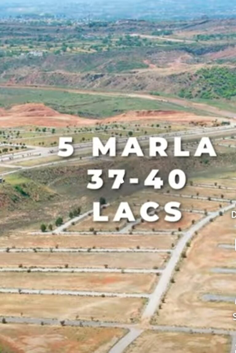 8 Marla Plot Available for Sale in DHA Valley Phase 7 Islamabad