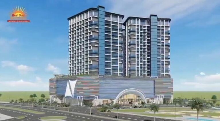 Ideal Family Living: 850 Sq Ft Apartment Available on Installments in Redsun Tower
