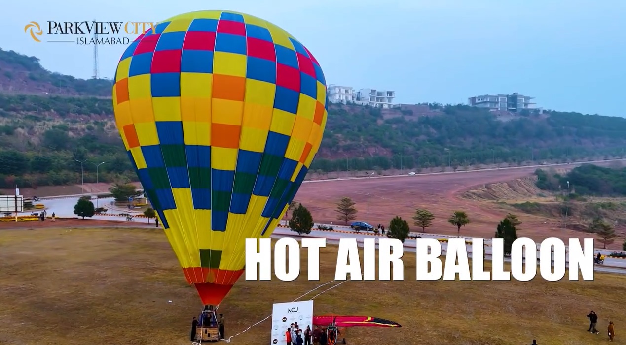 Hot Air Balloon Ride at Park View City Islamabad | Soar Above Downtown!