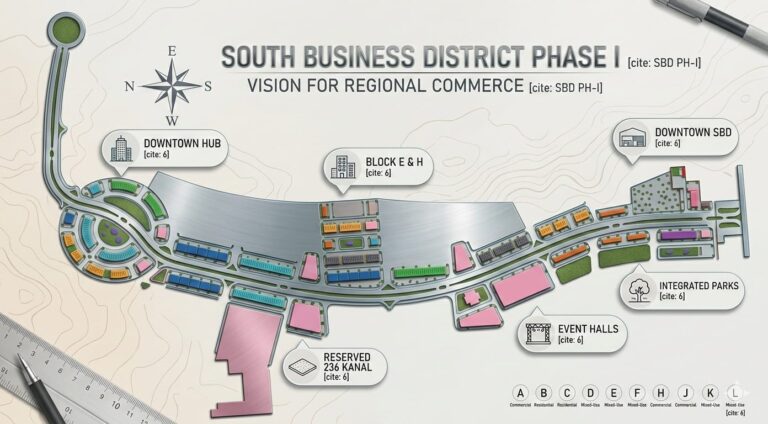 A Review of Southern Business District (SBD), DHA Multan