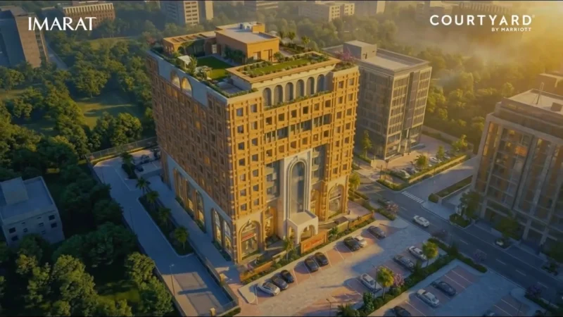 Courtyard by Marriott Islamabad: Facade Construction Update & Real Estate Impact in G-11 Markaz