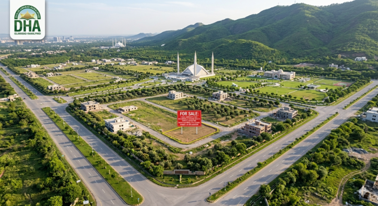 DHA Marghala Orcherd One kanal residential plot in D block for urgent sale