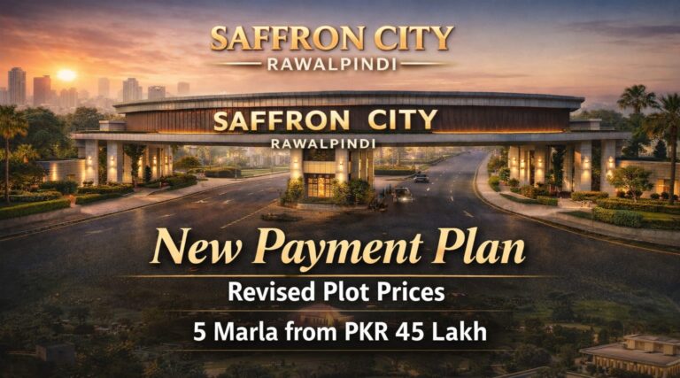 Saffron City Rawalpindi Increases Sector A Residential Plot Prices