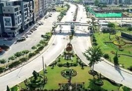 Corner Plot With Extra Land: Multi Gardens B-17 Islamabad 18 Marla Plot for Sale