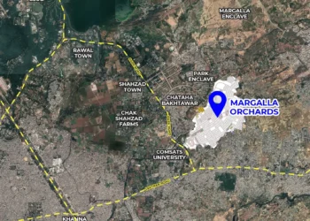 80 Ft Road Corner: A Block, DHA Margalla Orchards Islamabad 1 Kanal Plot for Sale
