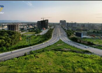 12 Marla Lake Facing Commercial Plot for Sale in Top City-1 Lake District Islamabad