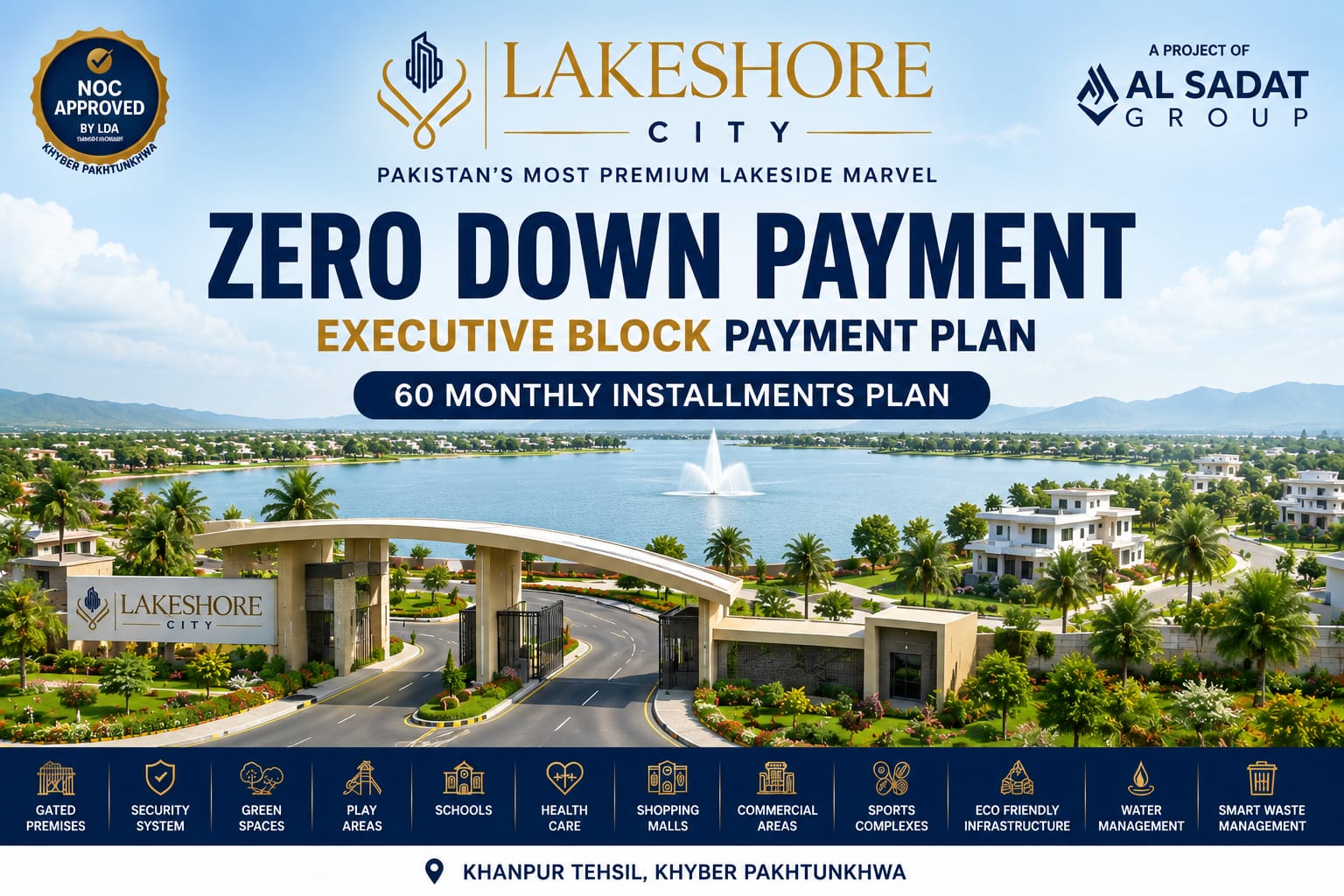 Lakeshore City Executive Block Zero Down Payment Plan 2026