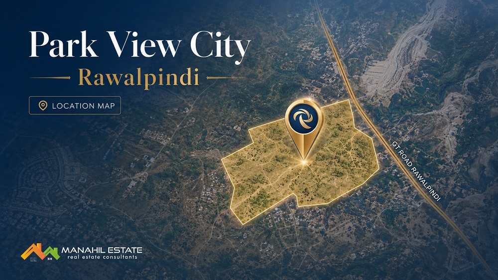 Park View City Rawalpindi Location Map
