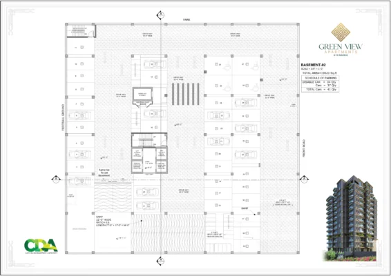 Basement 1 Parking Plan