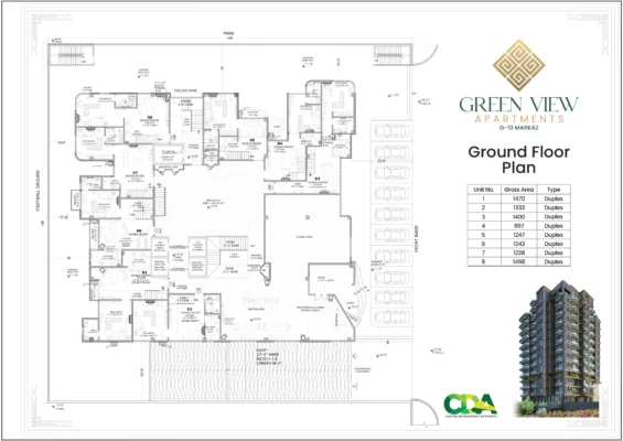 Ground Floor Duplex Plan