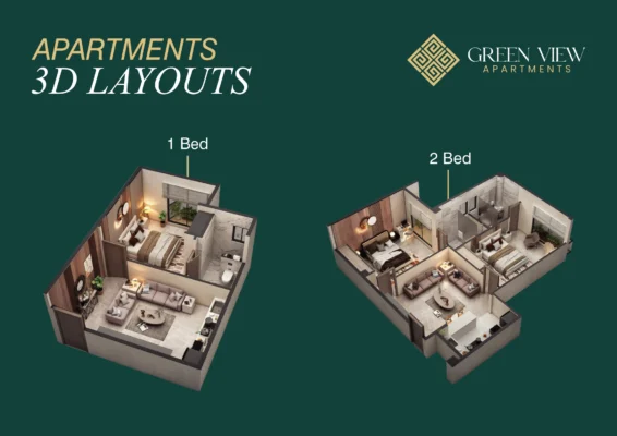 1 & 2 Bed Layout Plans