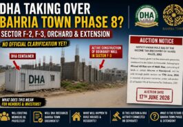DHA Activity in Bahria Town Phase 8: What Happens to F-2, F-3, Orchard & Extension Members?