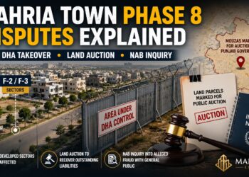 Bahria Town Phase 8 Rawalpindi Disputes, Land Auction and NAB Inquiry Explained