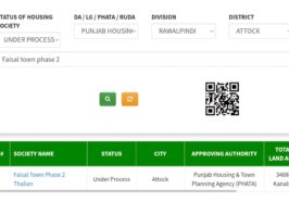 Faisal Town Phase 2 NOC Status Moves from Illegal to Under Process with PHATA