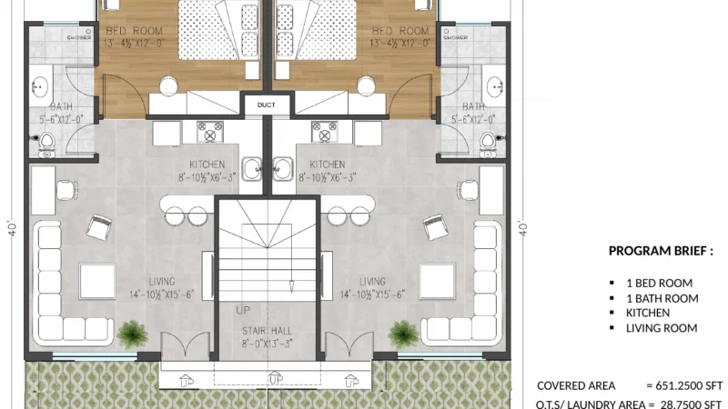 03 3 5 Marla Ground Floor Plan