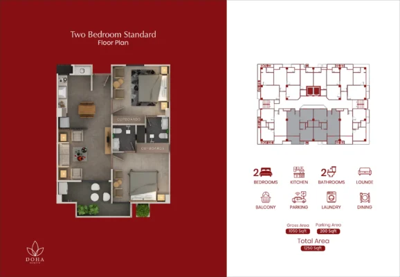 Two Bedrooms Standard