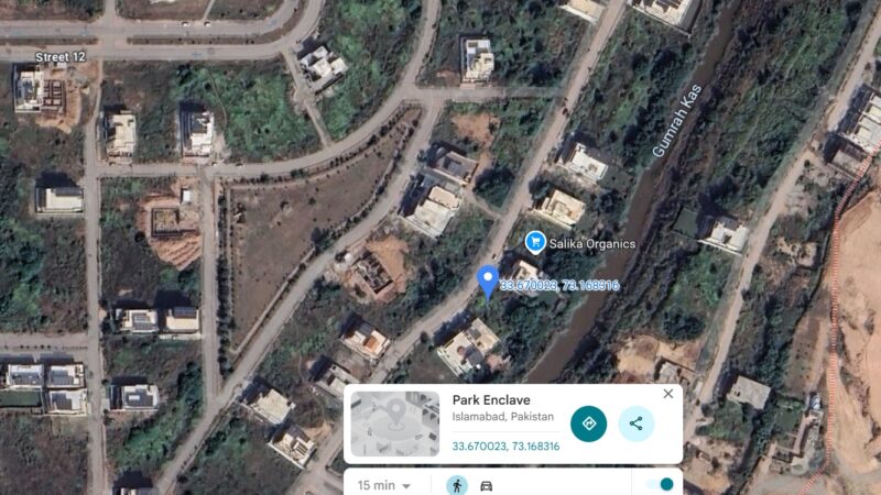 Park Enclave Plot 293 Map