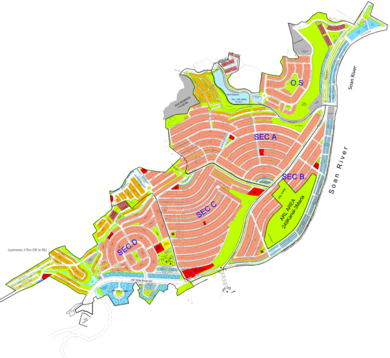 DHA Phase 4 Islamabad Map