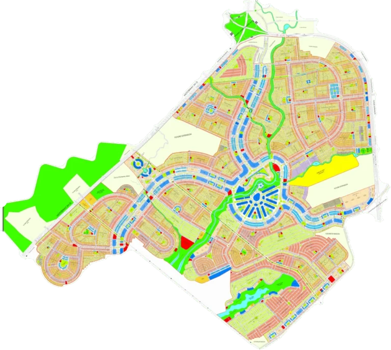 Faisal Town Phase 2 Map