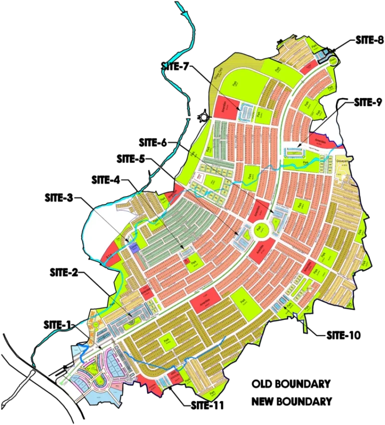 DHA Margalla Orchards Islamabad Map