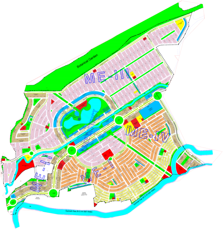DHA Margalla Enclave Islamabad Map
