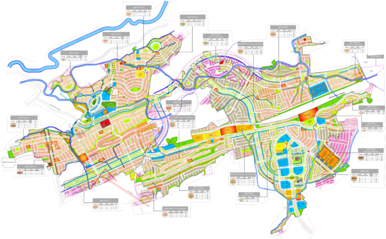 Bahria Enclave Islamabad Map