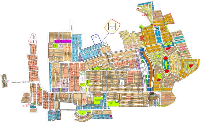 PECHS Islamabad Map